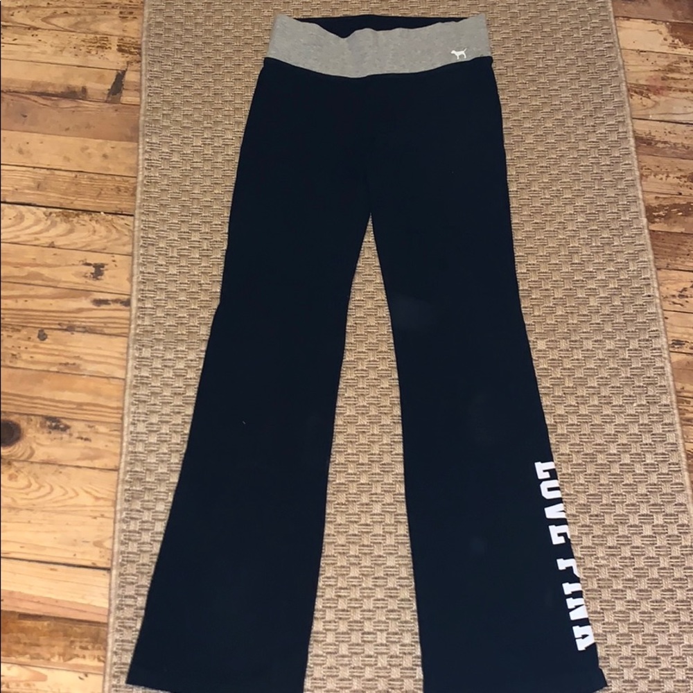Pink yoga pants